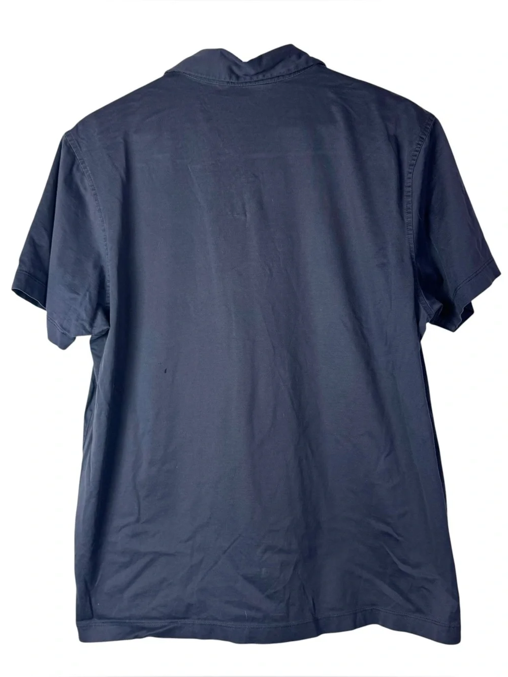 Banana Republic Navy Blue Cotton Short Sleeve Polo L